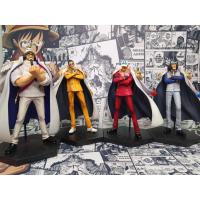 ราคา One Piece DX วันพีช พลเรือเอก DX เซ็นโงคุ / คุซัน / อาคาอินุ / คิซารุ (21393445822)