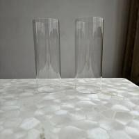 ราคา ฝาครอบกันลมหลอดแก้วเชิงเทียนแก้วสองทางก้นแก้วหลอดแก้วเชิงเทียนฝาครอบกันลม (47002983759)