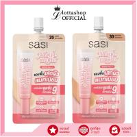 ราคา แท้/ดีลสุดคุ้ม/ไลฟ์ทุกวัน(1ซอง) Sasi Magic Matte Liquid Foundation 5ml. (M) (44270246989)