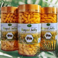 ราคา Nature's King Royal Jelly 1000mg. นมผึ้งแท้ % จากออสเตรเลีย ฉลากไทยของแท้ กระปุก 365 Softgel (47952112628)