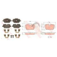 ราคา GDB1612 ผ้าเบรค-หลัง(TRW) (เนื้อผ้า COTEC) BMW Series 3 318i, 320i (E90) 1.6L, 2.0L 2WD 05-07 จานเบรก 296mm (14622457853)