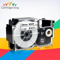 ราคา XR-24WE Black on White 24mm Compatible Label Tape for Casio KL-G2 CWL300 KL430 KL820 KL7000 KL7200 EZ- Serial Maker (14075139701)