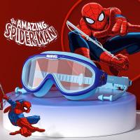 ราคา Disney Spiderman Kids Swim Goggles with Ear Plug Wide View Anit-Fog No Leak Water Pool Goggle สําหรับเด็กชายหญิง (43450607909)