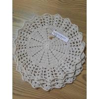 ราคา ผ้ารองจานงานถักโครเชต์ (Crochet Placemat) (49551090041)