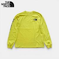 ราคา เสื้อยืดมือสอง The North Face สีเหลืองเลมอน แขนยาว โลโก้หน้า-หลัง อก 42 ยาว 27 สภาพใหม่ ไม่มีตำหนิ (27194021517)