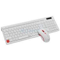 ราคา Wireless 2 in 1 MD-Tech K7+M199 คีย์บอร์ด+เม้าส์ ไร้สาย สีขาว (3710303844)