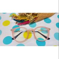 ราคา แว่นกรองแสง แว่นกันลม กรอบสีชมพู (2805145564)