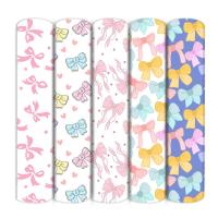 ราคา โบว์น่ารักแบนพิมพ์ผ้าฝ้ายโพลีเอสเตอร์ผ้ากันน้ําทอมือผ้าเย็บผ้าปูโต๊ะ, 1ปี53085 (55203320145)