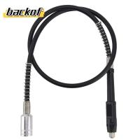 ราคา BACKOF Flex Shaft Adapter สําหรับ Dremel, 0.3-6.5 มม. Chuck Clamping Range 42 นิ้ว / 107 ซม.ความยาวเพลายืดหยุ่นโรตารีเครื่องมือสิ่งที่แนบมา, ยาง M19x2 มม.เจาะสายไฟต่อ (49404050332)