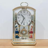 ราคา 25TP0605》นาฬิกา ตั้งโต๊ะ Citizen T1654G SWAROVSKI elements <มือ 2> (41904223166)