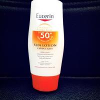 ราคา Eucerin Sun Lotion SPF 50 PA+++ Extra Light ( 150 ml ) (1164687414)