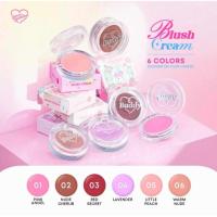 ราคา (กดในไลฟ์ถูกกว่า บลัชครีมซ้อการ์ด เนื้อครีมกำมะหยี่ ติดทน กันน้ำ By LOVE POTION BUDDY! Blush Cream (27135108927)