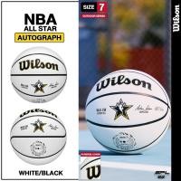 ราคา Wilson วิลสัน ลูกบาส บาสเกตบอล เบอร์ 7 NBA All Star Autograph #7 WZ4018001XB7 (2590) (28009313584)