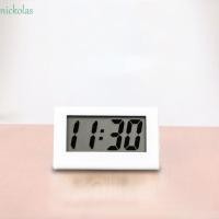 ราคา NICKOLAS นาฬิกาสามเหลี่ยมขนาดเล็ก, นาฬิกาดิจิตอลตั้งโต๊ะ ABS ปิดเสียง, โต๊ะเรียบง่ายอิเล็กทรอนิกส์ขนาดเล็กที่ทนทาน (57055777857)