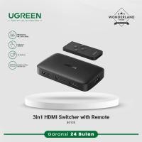 ราคา Wonderlandvalen Ugreen HDMI Switcher 3in1 Out to Display TV Monitor 4K รวมรีโมท (42005710274)