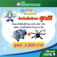 ราคา โปรโมชั่น ชุดเติมอากาศพร้อมใช้ Bubbles star 4 ตัว กับ ปั๊มลม HAILEA รุ่น ACO-380 (7435528831)