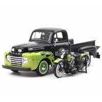 ราคา รถโมเดลเหล็กMaisto HARLEY-DAVIDSON H-D CUSTOM 1/24 (หล็ก)แพ็คคู่รถกระบะพร้อมรถมอเตอร์ไซค์เป็นงานโมเดลสินค้าตามภาพ100 (6761656272)