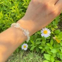 ราคา กำไลข้อมือลูกปัดใสแบบยืด (25063490715)