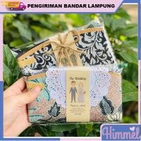 ราคา (50 ชิ้น) ของที่ระลึกงานแต่งงานกระเป๋าสตางค์ผ้าบาติกกระเป๋า 16x10 ซม.งานแต่งงาน aqiqah cision GOODIES SOUVENIR (45451246640)