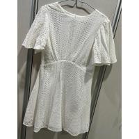 ราคา ♥️ขายขาดทุน♥️LOOKBOOKLOOKBOOK เดรสสั้นลูกไม้สีขาว Size L #lookbooklookbook#lookbook#dress#เดรสสั้น#เสื้อผ้ามือสอง#ขาดทุน (53600701273)