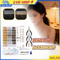 ราคา ร้านอยู่กทม.เซตใหญ่ ชุดเครื่องมือทําเครื่องประดับ คีม ตะขอเกลียว ชุดกล่องตะขอ ต่างหู สร้อยคอ DIY สีเงิน สีทอง (43178372109)