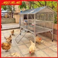 ราคา Sangkar Ayamเล้าไก่ กรงกระต่าย กรงหนู กรงสัตว์ กรงบ้านไม้ขนาดใหญ่ (49601976219)