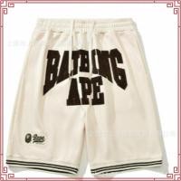 ราคา ใหม่ bape unisexกางเกงขาสั้นลําลอง ลายพรางปลาสําหรับผู้ชาย ผู้หญิง (46854515179)