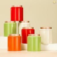 ราคา [กซ] กระป๋องดีบุกชาสุญญากาศโถเก็บอาหารกล่องโลหะขนาดเล็กสําหรับหลวมใบชากาแฟถั่วครัวผลไม้แห้งผู้ถือภาชนะ ไทย (57855704252)