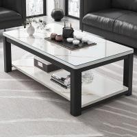 ราคา โต๊ะกลางโซฟา กาแฟ ห้องนั่งเล่น ห้องรับแขก ลายหินอ่อน มีกระจก มีหลายขนาด (20558042032)