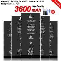 ราคา ❤2022 Fast Charging 100% New Zero-cycle Phone Battery For IPhone 5 6 6S 5S SE 7 8 Plus X Xs Max 11 Pro Mobile Phone (21245673808)