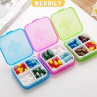 ราคา กล่องยา มินิ กล่องสีสันลูกกวาด หลายช่อง กล่องยาแบบพกพา Cross-packing pill box (24882620472)