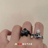 ราคา Vivienne westwood แหวนนิ้วชี้ ดาวเสาร์ ปรับได้ บุคลิกภาพ หรูหรา (22347467432)