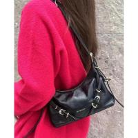 ราคา กระเป๋าสะพายข้าง Givenchy Lady Mini สไตล์ Voyou หนังวัวแท้สีดำ (50504438217)