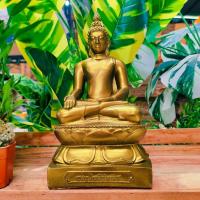 ราคา .พระไพรีพินาศ สีทองเก่า ขนาด 5นิ้ว สูง 10นิ้ว ผ่านพิธีแล้ว (oudohwan33) (29130297370)