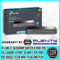 ราคา SWITCH HUB สวิตซ์ฮับPoE TP-LINK 8 Port PoE Gigabit TL-SG1008MP (รับประกันศูนย์ ตลอดอายุการใช้งาน) (8865835205)