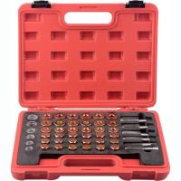 ราคา Oil Drain Plug Thread Repair Kit 114pc Rethreading Kit Metric Universal Oil Pan Drain Plug Kit Scre (51754082473)