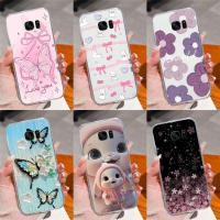 ราคา สําหรับ Samsung Galaxy S7 Edge Artistic ภาพวาดสีน้ํามันผีเสื้อ Ultrathin Clear Soft ซิลิโคนปกหลังสําหรับ SamsungGalaxyS7Edge ป้องกันปลอกเปลือก Capa (44458990804)