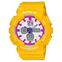 ราคา Casio Baby-G นาฬิกาข้อมือผู้หญิง สายเรซิ่น รุ่น BA-120-9B (261370754)