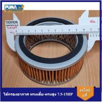 ราคา [ราคาถูก]⚙️ ไส้กรองอากาศ ทรงเตี้ย PUMA 7.5-15HP ไส้กรองปั๊มลม อะไหล่ปั๊มลม (23276784330)