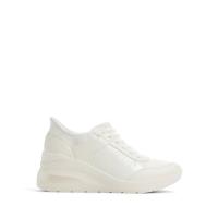 ราคา ALDO รุ่น Easyinส้นลิ่ม รองเท้าผ้าใบผู้หญิง - สีขาว (28624379497)