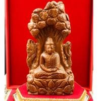ราคา P-01-31763 พระพุทธปางสมาธิแกะสลักจากหินพระธาตุเขาสามร้อยยอด จ.ประจวบฯ หน้าตัก 3 นิ้ว ขนาด 4.5x8.5นิ้ว *ถ้ำเศรษฐี* (6044384074)
