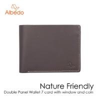 ราคา [Albedo] DOUBLE PANEL WALLET 7 CARD WITH WINDOW AND COIN กระเป๋าสตางค์/กระเป๋าเงิน รุ่น NATURE FRIENDLY - NF05979 (15250487290)