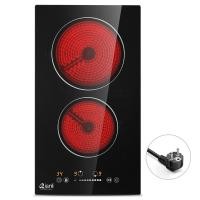 ราคา Qianli เตาอินฟาเรดไฟฟ้า เตาไฟฟ้า 2 หัวเตา เตาไฟฟ้าเซรามิก เตาครัวไฟฟ้า electrolux เตาไฟฟ้าในครัว QLJD-2ND-02 (29289843204)