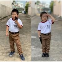 ราคา ชุดตำรวจเด็ก ชุดตำรวจนอกเครื่องแบบ ตำรวจเด็ก size 2-6 ขวบ พร้อมส่ง (8504359355)