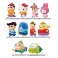 ราคา **ของแท้ พร้อมส่ง ครบชุด 10 ตัว** กาชาปอง ชุด ชินจัง x ซานริโอ Gashapon Crayon Shin-chan x Sanrio Characters Narabundesu (24004134429)