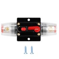 ราคา 20 Amp Audio Circuit Breaker,NOWEIERTON,12V-48V DC Fuse Holder,20-300A Breaker Switch,Inline Circuit Breaker with Reset Button,for Automotive Marine Boat Audio System Current Overload Protection (4910