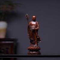 ราคา แท้ใบเล็ก เชือก แกะสลักโบราณเก่า Ksitigarbha รูปปั้นโบราณเก่าคอลเลกชันเครื่องประดับบูชาพระเจ้ารูปปั้น (46605276527)