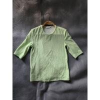 ราคา MNG เสื้อยืดผ้าร่องสีเขียวตองคอกลมแขนสั้นไซส์Mอก32-34ยาว21.5(งานมือสอง)32 (40573239129)