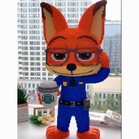 ราคา 93 ซม.ขนาดใหญ่ Crazy Zoo Nick Fox Judy กระต่ายใช้งานร่วมกับ Lego Building Blocks ประกอบของเล่นเครื่องประดับของขวัญ x (52303364349)
