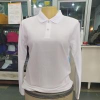 ราคา เสื้อโปโลแขนยาว สีขาว ทรงผู้หญิง (11871549109)